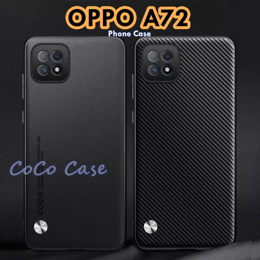 For OPPO A72 Cover Silicone Professional Full Case Classic Simple Solid Color Phone Case Cover sweatproof