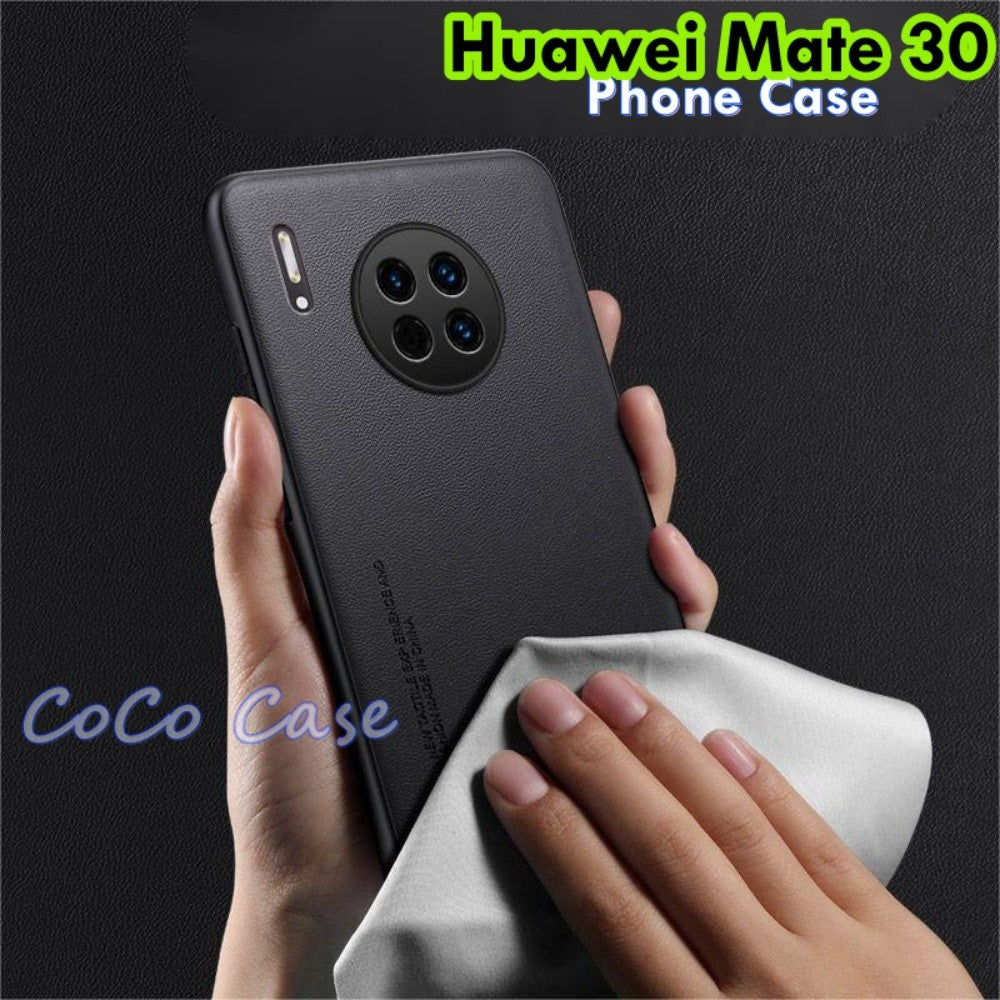For Huawei Mate 30 Cover Silicone Professional Full Case Classic Simple Solid Color Phone Case Cover sweatproof