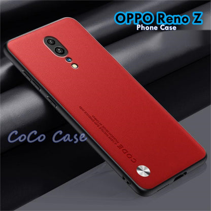 For OPPO Reno Z Cover Silicone Professional Full Case Classic Simple Solid Color Phone Case Cover sweatproof