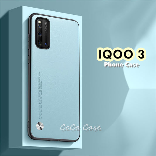 For IQOO 3 Cover Silicone Professional Full Case Classic Simple Solid Color Phone Case Cover sweatproof