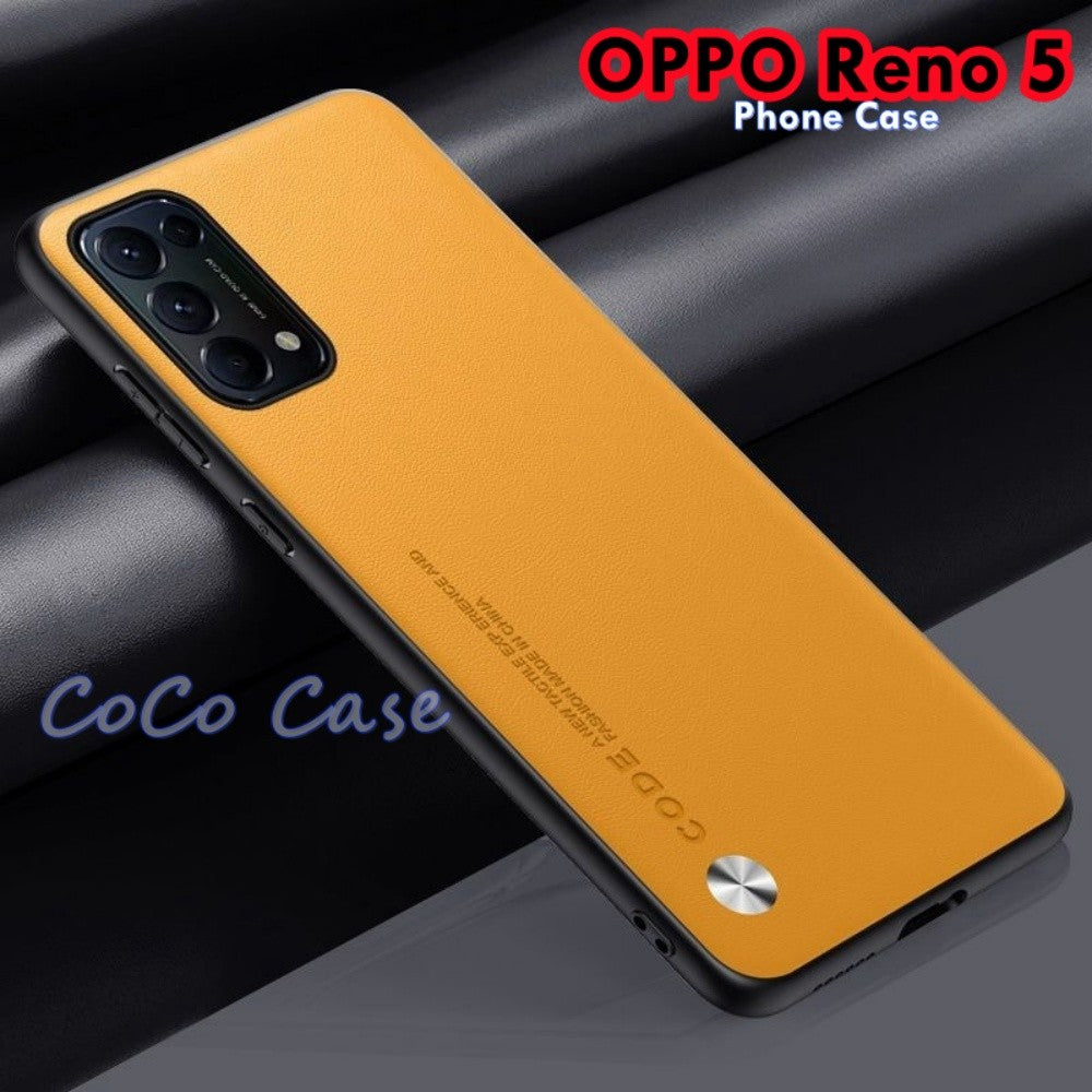 For OPPO Reno 5 Cover Silicone Professional Full Case Classic Simple Solid Color Phone Case Cover sweatproof