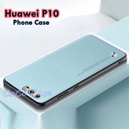 For Huawei P10 Cover Silicone Professional Full Case Classic Simple Solid Color Phone Case Cover sweatproof