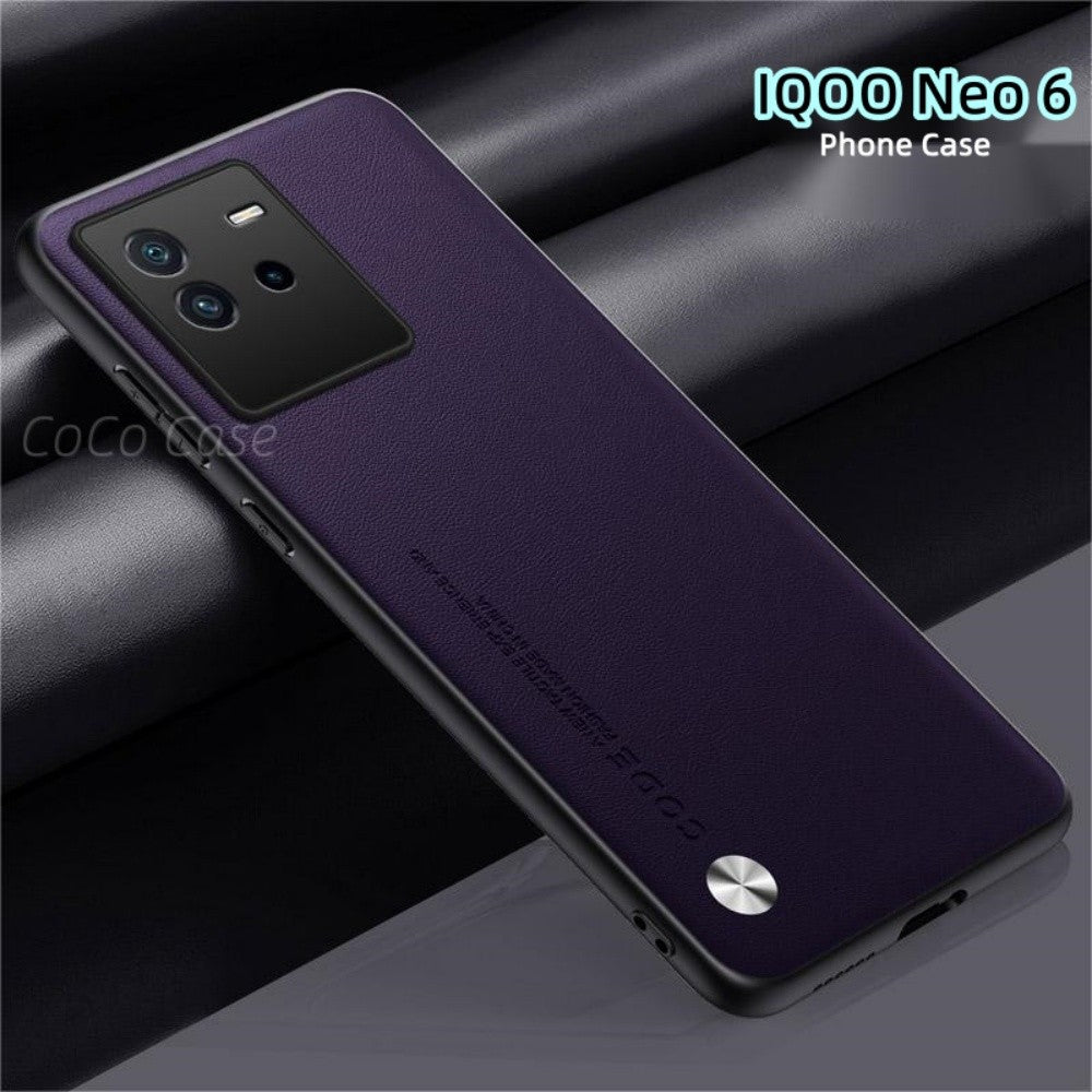 For IQOO Neo 6 Cover Silicone Professional Full Case Classic Simple Solid Color Phone Case Cover sweatproof