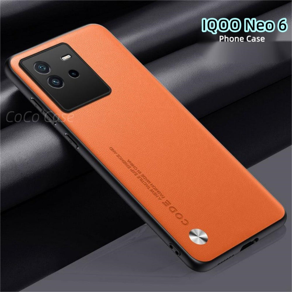 For IQOO Neo 6 Cover Silicone Professional Full Case Classic Simple Solid Color Phone Case Cover sweatproof