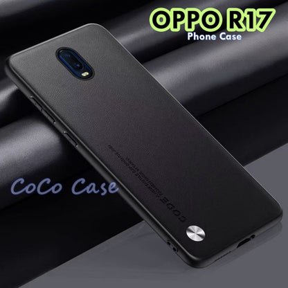 For OPPO R17 Cover Silicone Professional Full Case Classic Simple Solid Color Phone Case Cover sweatproof