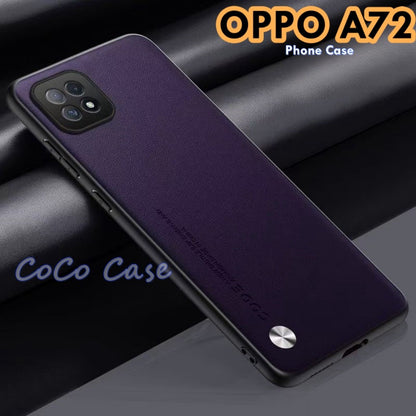 For OPPO A72 Cover Silicone Professional Full Case Classic Simple Solid Color Phone Case Cover sweatproof
