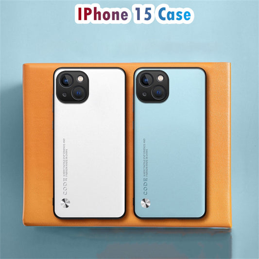 For IPhone 15 Cover Silicone Professional Full Case Classic Simple Solid Color Phone Case Cover sweatproof
