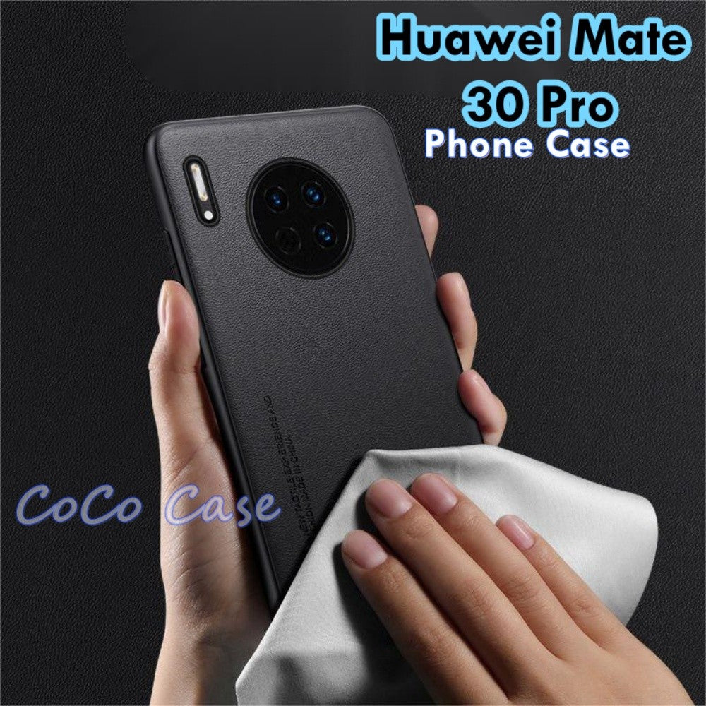 For Huawei Mate 30 Pro Cover Silicone Professional Full Case Classic Simple Solid Color Phone Case Cover sweatproof