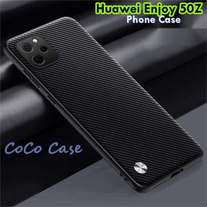 For Huawei Enjoy 50Z Cover Silicone Professional Full Case Classic Simple Solid Color Phone Case Cover sweatproof