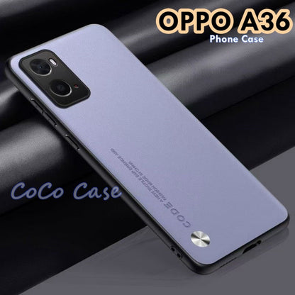 For OPPO A36 Cover Silicone Professional Full Case Classic Simple Solid Color Phone Case Cover sweatproof