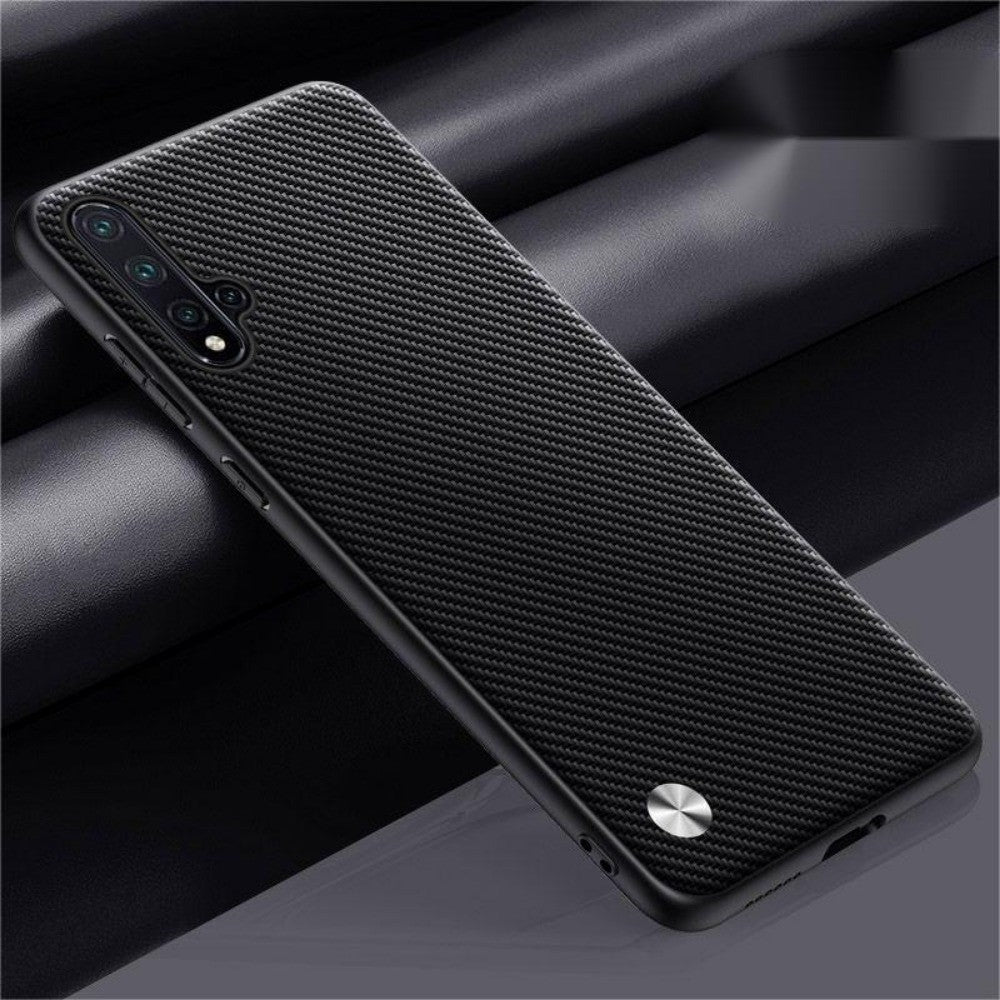 For Huawei Nova 5 Cover Silicone Professional Full Case Classic Simple Solid Color Phone Case Cover sweatproof