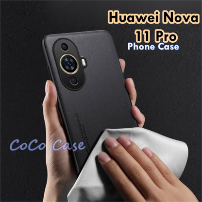 For Huawei Nova 11 Pro Cover Silicone Professional Full Case Classic Simple Solid Color Phone Case Cover sweatproof