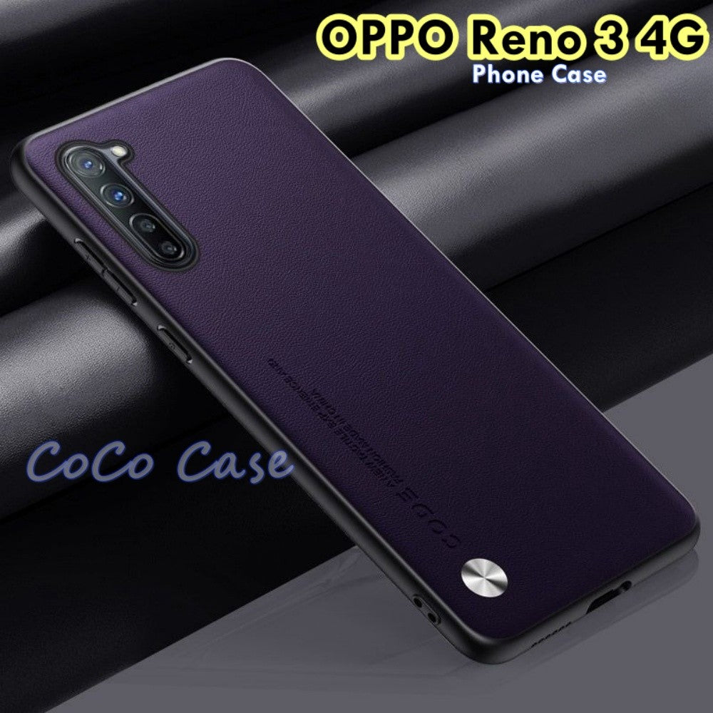 For OPPO Reno 3 4G Cover Silicone Professional Full Case Classic Simple Solid Color Phone Case Cover sweatproof