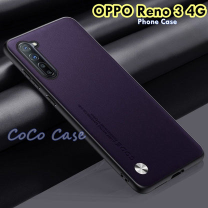 For OPPO Reno 3 4G Cover Silicone Professional Full Case Classic Simple Solid Color Phone Case Cover sweatproof