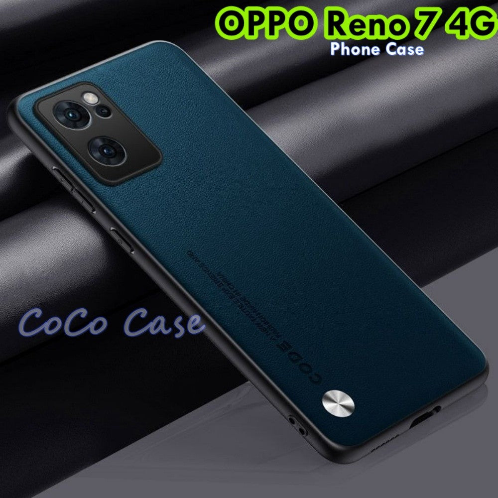 For OPPO Reno 7 4G Cover Silicone Professional Full Case Classic Simple Solid Color Phone Case Cover sweatproof