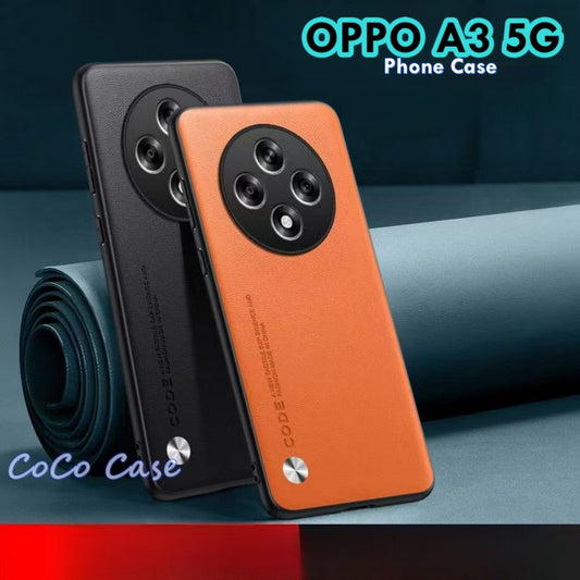 For OPPO A3 5G Cover Silicone Professional Full Case Classic Simple Solid Color Phone Case Cover sweatproof