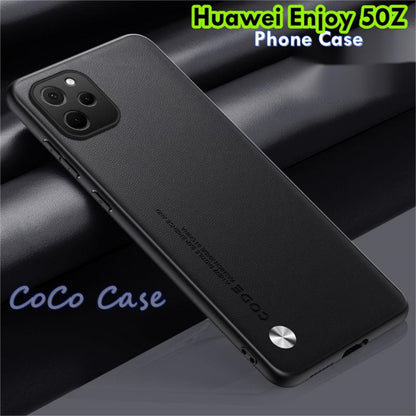 For Huawei Enjoy 50Z Cover Silicone Professional Full Case Classic Simple Solid Color Phone Case Cover sweatproof