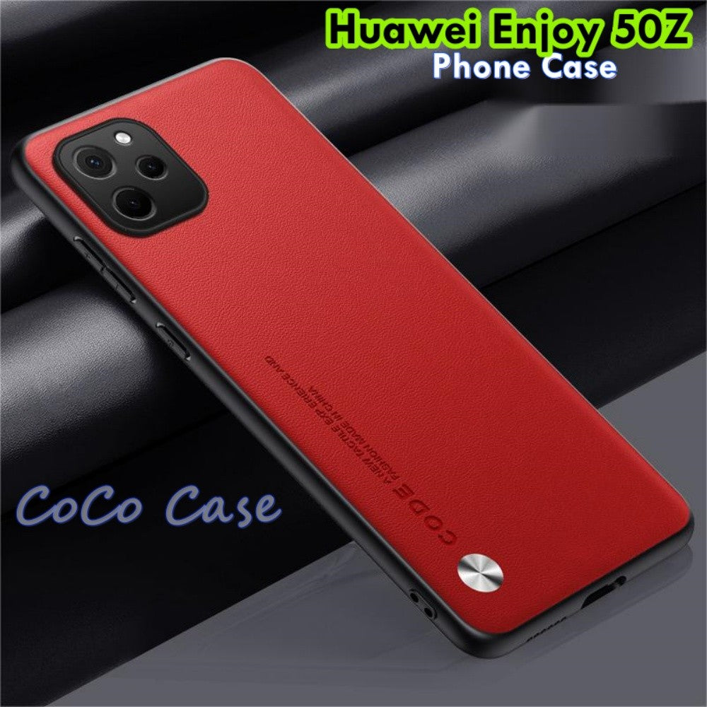 For Huawei Enjoy 50Z Cover Silicone Professional Full Case Classic Simple Solid Color Phone Case Cover sweatproof