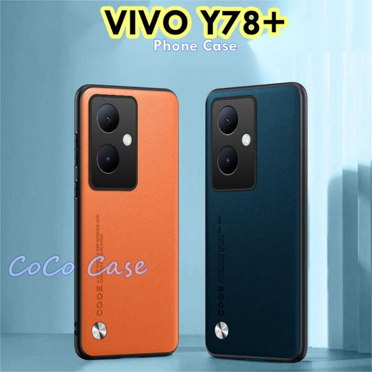 For VIVO Y78+ Cover Silicone Professional Full Case Classic Simple Solid Color Phone Case Cover sweatproof
