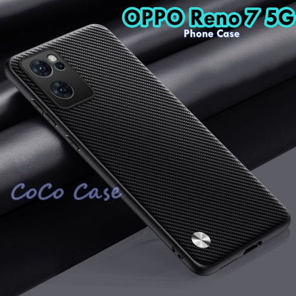 For OPPO Reno 7 5G Cover Silicone Professional Full Case Classic Simple Solid Color Phone Case Cover sweatproof