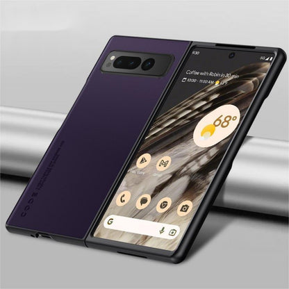 For Google Pixel Fold Cover Silicone Professional Full Case Classic Simple Solid Color Phone Case Cover sweatproof