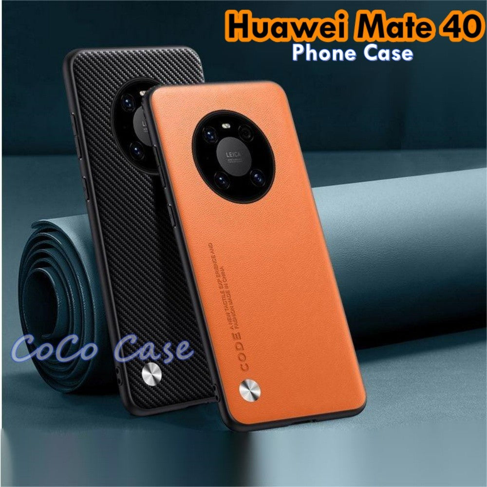 For Huawei Mate 40 Cover Silicone Professional Full Case Classic Simple Solid Color Phone Case Cover sweatproof
