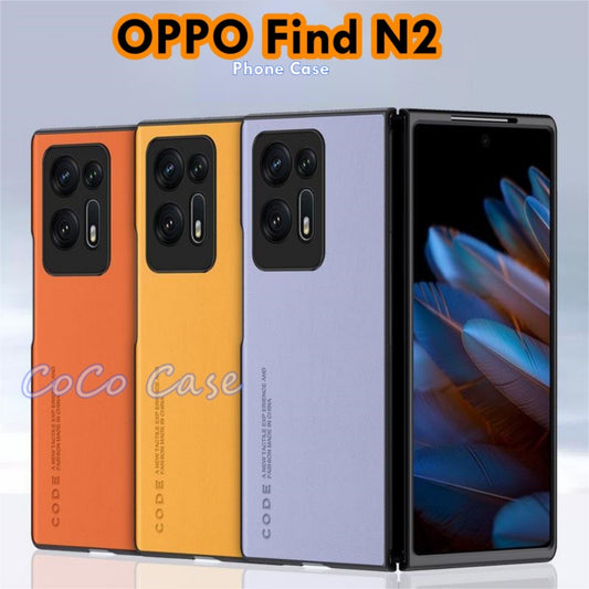 For OPPO Find N2 Cover Silicone Professional Full Case Classic Simple Solid Color Phone Case Cover sweatproof