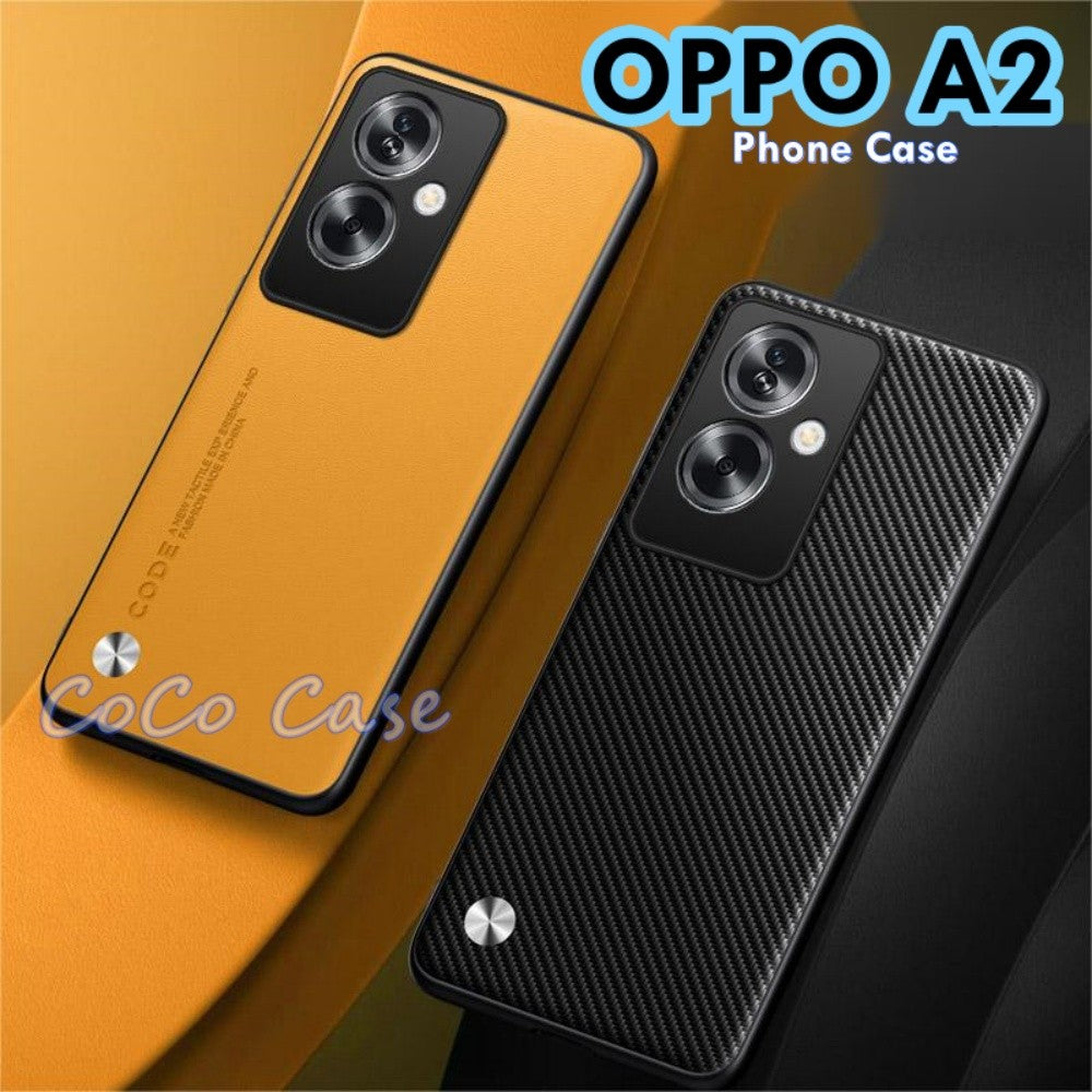 For OPPO A2 Cover Silicone Professional Full Case Classic Simple Solid Color Phone Case Cover sweatproof