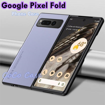 For Google Pixel Fold Cover Silicone Professional Full Case Classic Simple Solid Color Phone Case Cover sweatproof