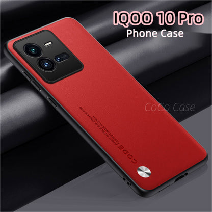 For IQOO 10 Pro Cover Silicone Professional Full Case Classic Simple Solid Color Phone Case Cover sweatproof