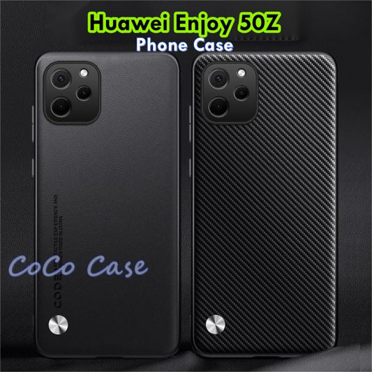 For Huawei Enjoy 50Z Cover Silicone Professional Full Case Classic Simple Solid Color Phone Case Cover sweatproof