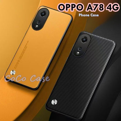 For OPPO A78 4G Cover Silicone Professional Full Case Classic Simple Solid Color Phone Case Cover sweatproof