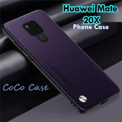 For Huawei Mate 20X Cover Silicone Professional Full Case Classic Simple Solid Color Phone Case Cover sweatproof