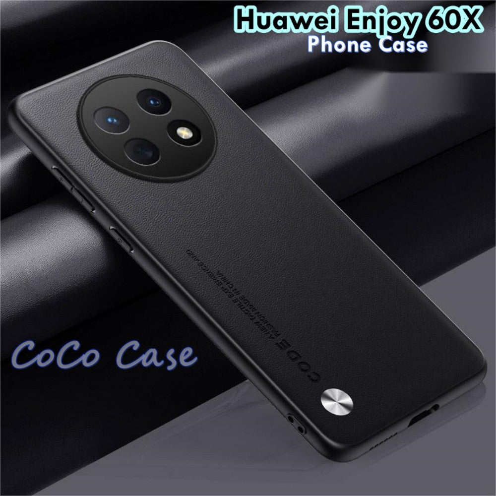 For Huawei Enjoy 60X Cover Silicone Professional Full Case Classic Simple Solid Color Phone Case Cover sweatproof