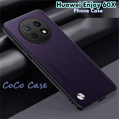 For Huawei Enjoy 60X Cover Silicone Professional Full Case Classic Simple Solid Color Phone Case Cover sweatproof