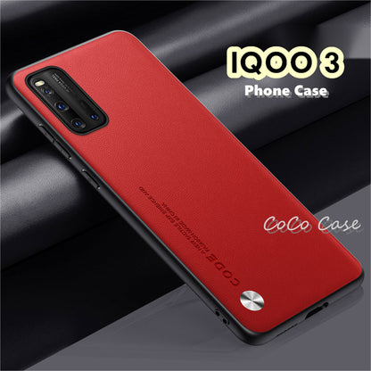 For IQOO 3 Cover Silicone Professional Full Case Classic Simple Solid Color Phone Case Cover sweatproof