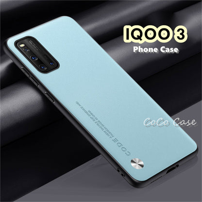 For IQOO 3 Cover Silicone Professional Full Case Classic Simple Solid Color Phone Case Cover sweatproof