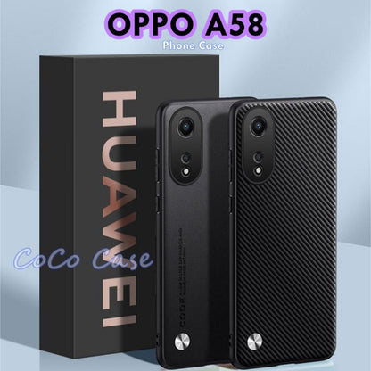 For OPPO A58 Cover Silicone Professional Full Case Classic Simple Solid Color Phone Case Cover sweatproof