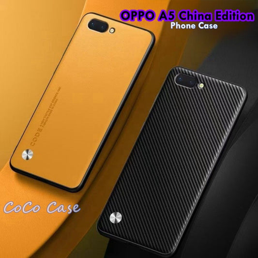For OPPO A5 China Edition Cover Silicone Professional Full Case Classic Simple Solid Color Phone Case Cover sweatproof