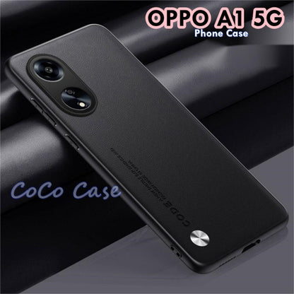 For OPPO A1 5G Cover Silicone Professional Full Case Classic Simple Solid Color Phone Case Cover sweatproof