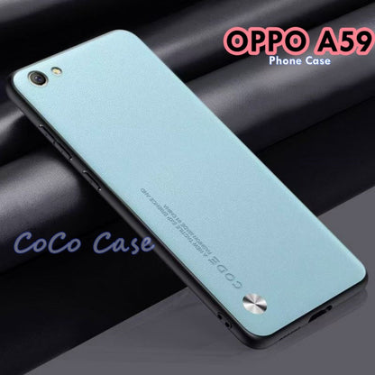 For OPPO A59 Cover Silicone Professional Full Case Classic Simple Solid Color Phone Case Cover sweatproof