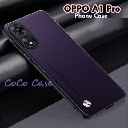 For OPPO A1 Pro Cover Silicone Professional Full Case Classic Simple Solid Color Phone Case Cover sweatproof