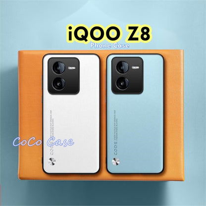 For iQOO Z8 Cover Silicone Professional Full Case Classic Simple Solid Color Phone Case Cover sweatproof