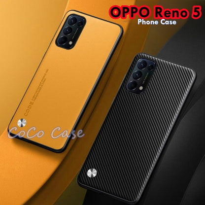 For OPPO Reno 5 Cover Silicone Professional Full Case Classic Simple Solid Color Phone Case Cover sweatproof