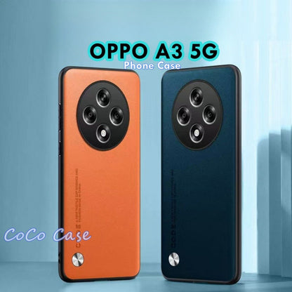 For OPPO A3 5G Cover Silicone Professional Full Case Classic Simple Solid Color Phone Case Cover sweatproof