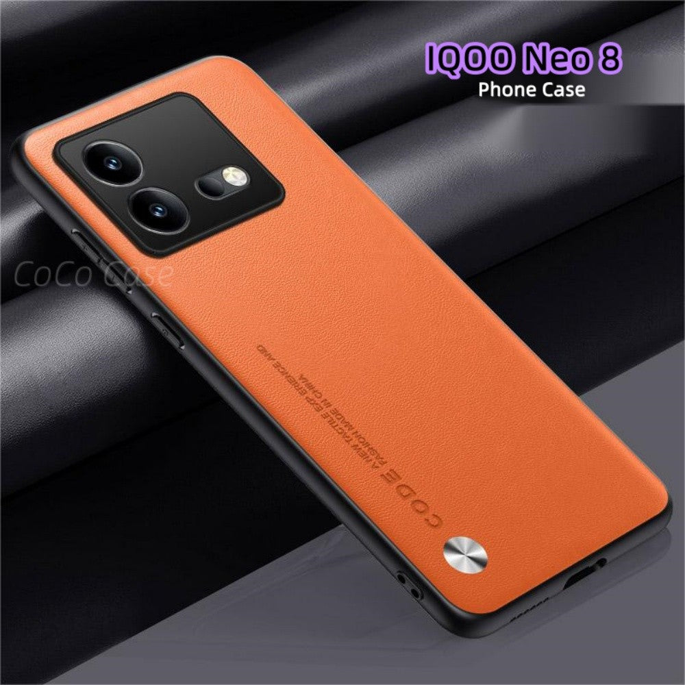 For IQOO Neo 8 Cover Silicone Professional Full Case Classic Simple Solid Color Phone Case Cover sweatproof