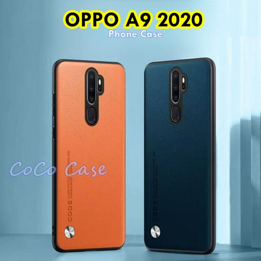 For OPPO A9 2020 Cover Silicone Professional Full Case Classic Simple Solid Color Phone Case Cover sweatproof