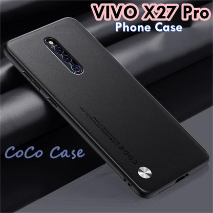 For VIVO X27 Pro Cover Silicone Professional Full Case Classic Simple Solid Color Phone Case Cover sweatproof