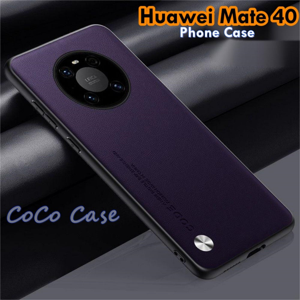 For Huawei Mate 40 Cover Silicone Professional Full Case Classic Simple Solid Color Phone Case Cover sweatproof