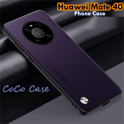 For Huawei Mate 40 Cover Silicone Professional Full Case Classic Simple Solid Color Phone Case Cover sweatproof